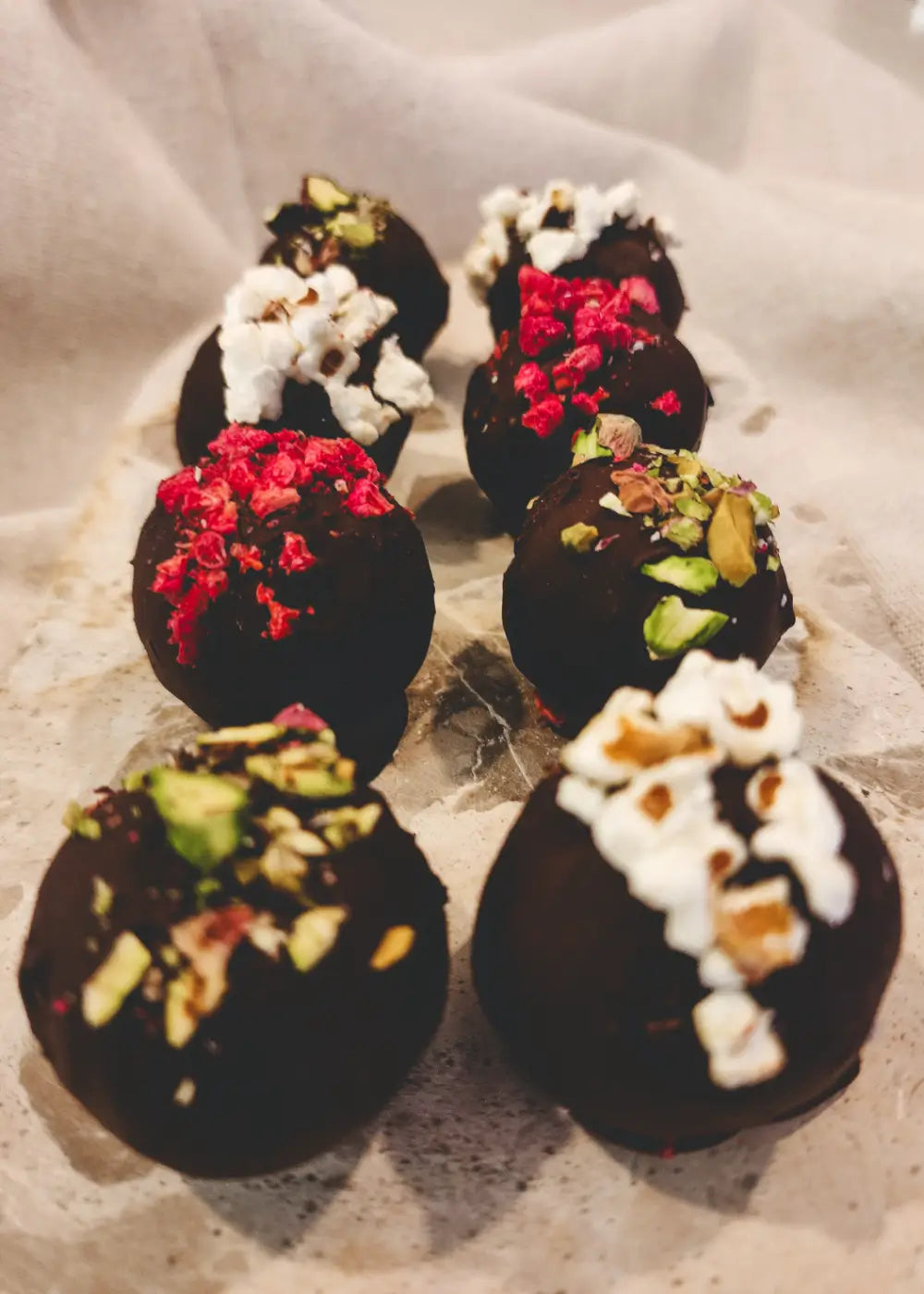 Chocolate Coated Protein Balls