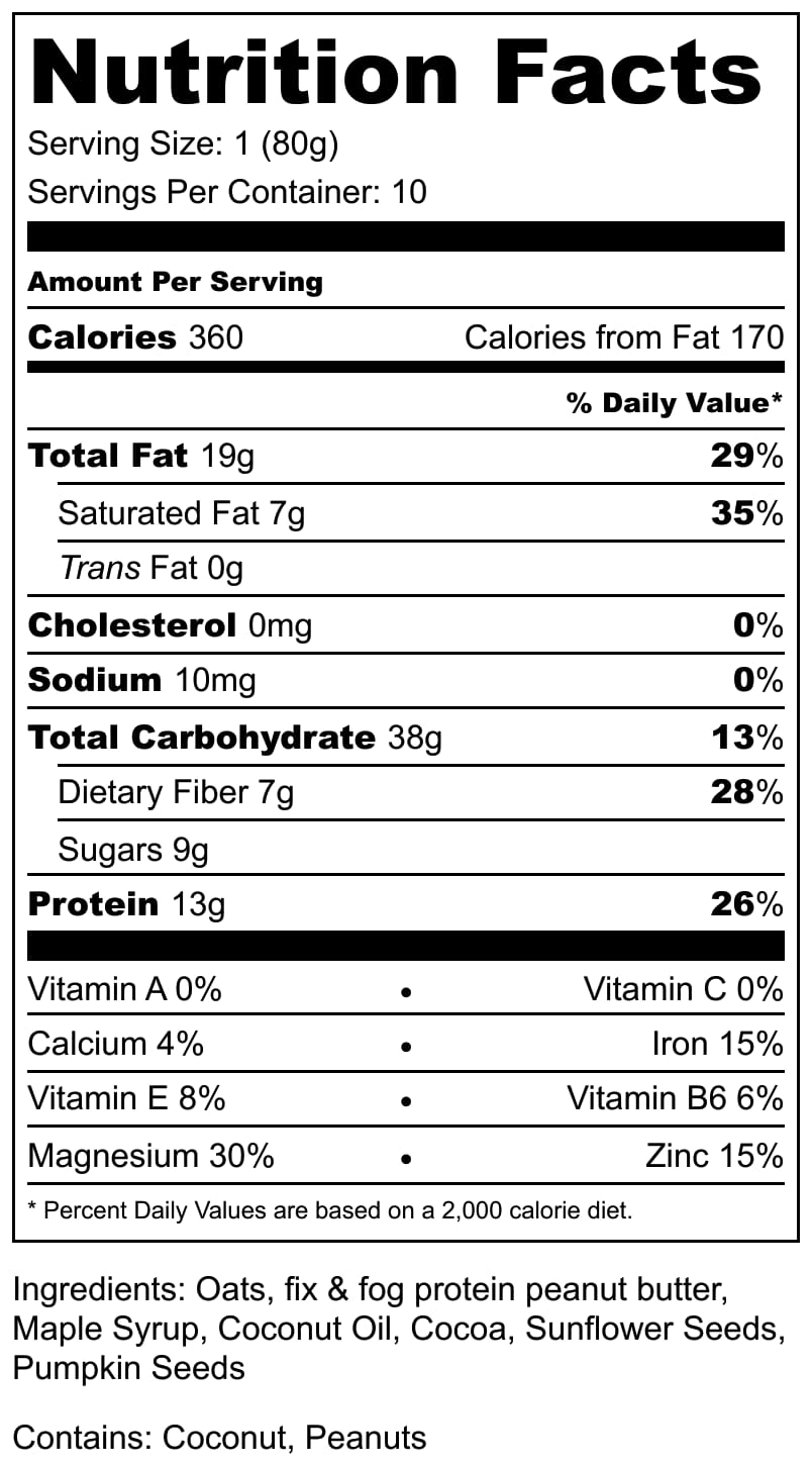 Protein Brownie Granola